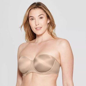 Auden Women's Lightly Lined Strapless Bra